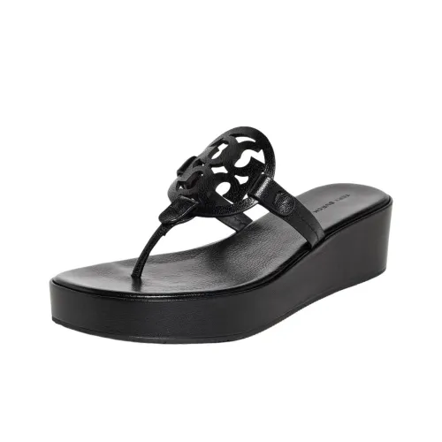 TORY BURCH Miller Flip Flops Women's Black