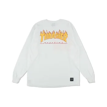 Wind And Sea X Thrasher X WIND AND SEA CO-TITLED SERIES T-Shirts Unisex White