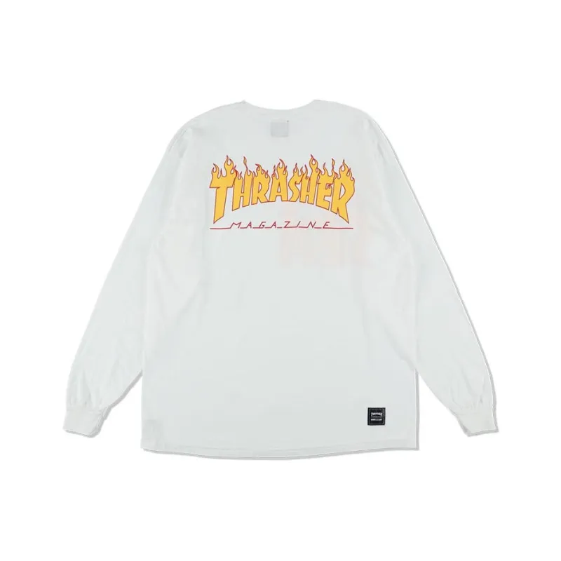 Wind And Sea X Thrasher X WIND AND SEA CO-TITLED SERIES T-Shirts Unisex White-0