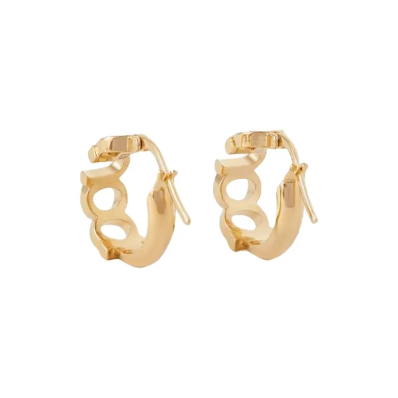 GUCCI Metal Earrings Women's Gold-1