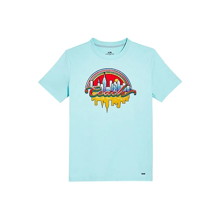 COACH SS21 T Shirt Men's Light Green-0