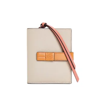 LOEWE Calfskin Wallet Women's Light Oat/Honey