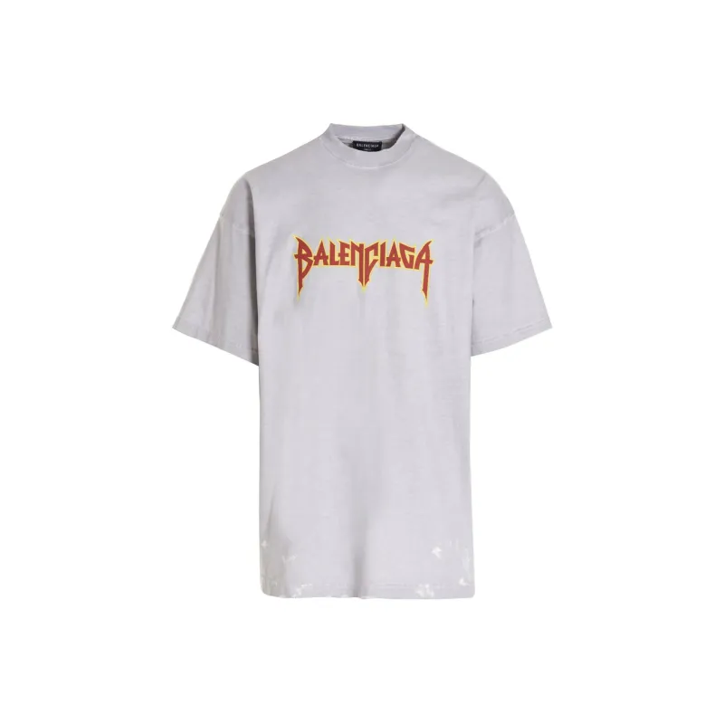 Balenciaga Metal Vintage Oversized T Shirt-0