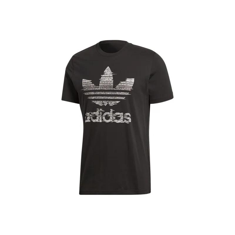 Adidas Originals TRACTION TREFOIL T Shirts Men Black-0