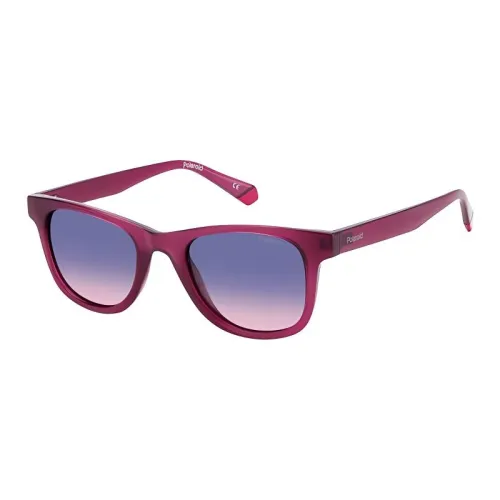 Polaroid Plastic Square Sunglasses Men's Purple