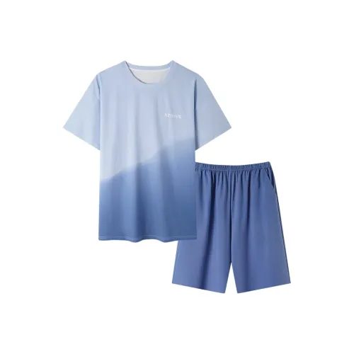 MIIOW Cool One Summer Series Pajama Set Men's Sky Blue