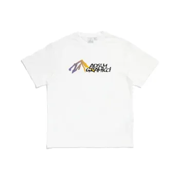 Gramicci X ADSUM Co brand T Shirts Unisex White