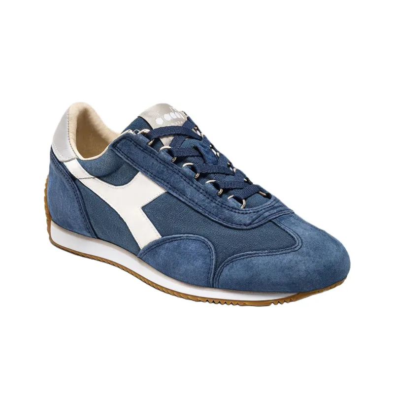 Diadora Equipe H Anti Slip Wear Resistant Low Top Running Shoes Men's Blue-3