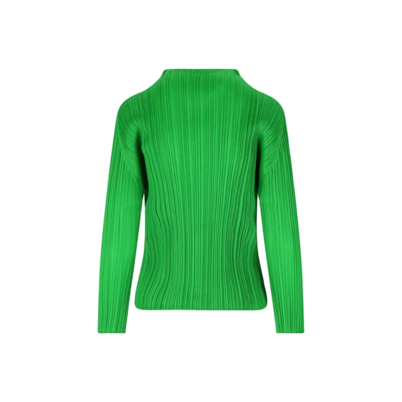 PLEATS PLEASE ISSEY MIYAKE T Shirt Women's Green-1