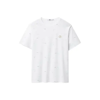 HLA T Shirts Men Ecru Pattern N6