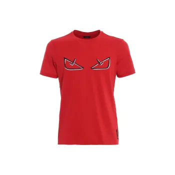 FENDI T-Shirts Men Red