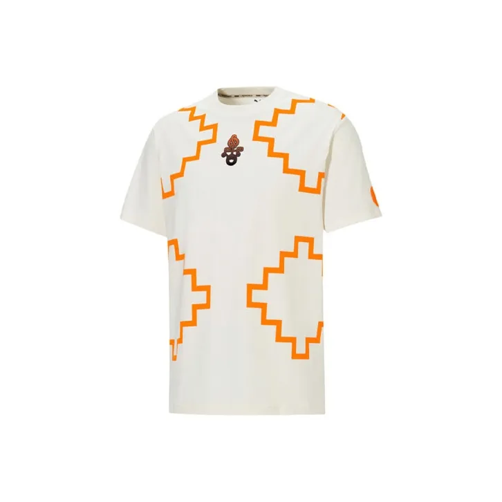 PUMA x Pronounce Elevated Tee Set in Sleeve T Shirt Men's Ecru-0