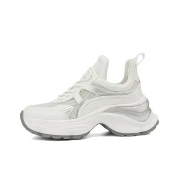 Rosa Bianca Breathable Lightweight Height Increasing Low Top Chunky Sneakers Women's
