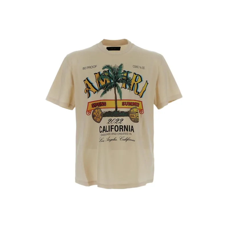 AMIRI Beige Materials T shirt-0