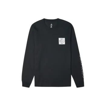 Converse T Shirts Men Ink Black