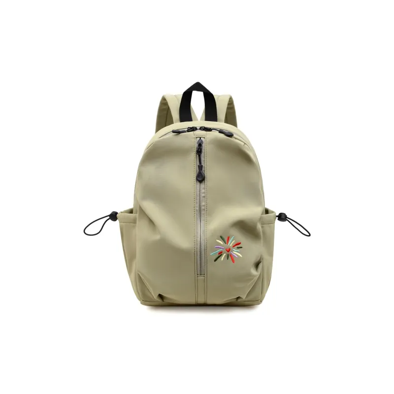 URBAN FOREST Nylon Backpack Unisex Gray/Black/Yellow/Green/Blue/Beige-14