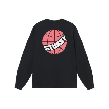 Stussy Global Peace Pigment Dyed Long Sleeve Tee