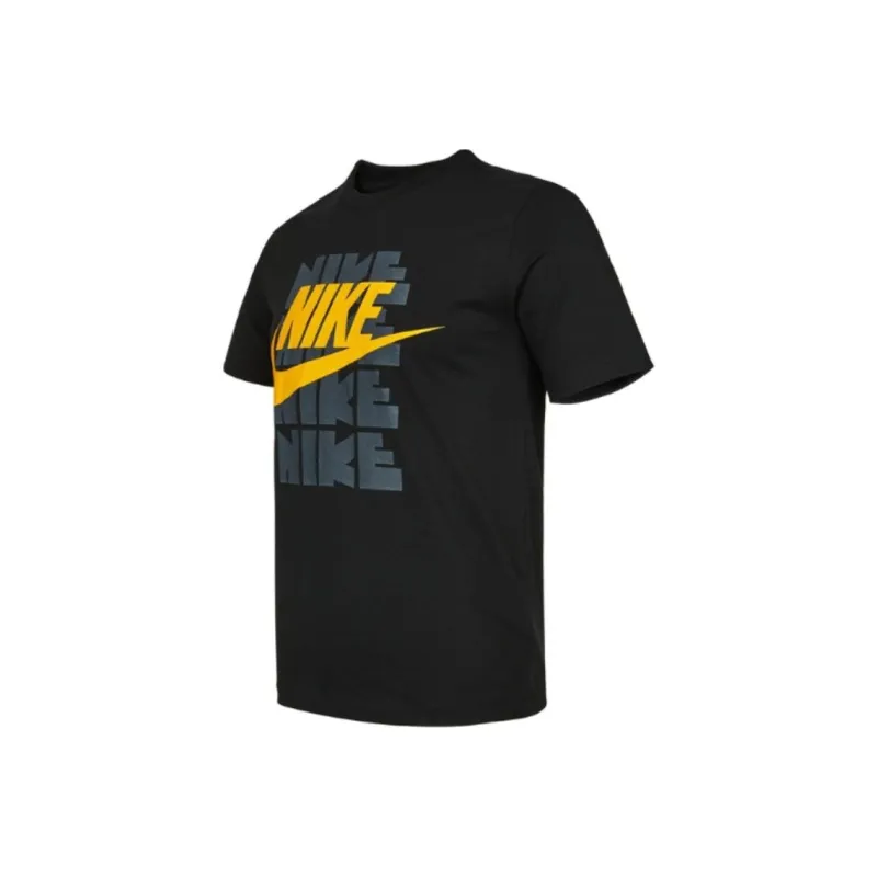 Nike T Shirts Men Black-0