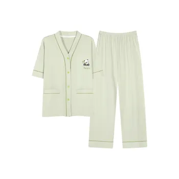 Shivs Pajama Set Women's Light Green