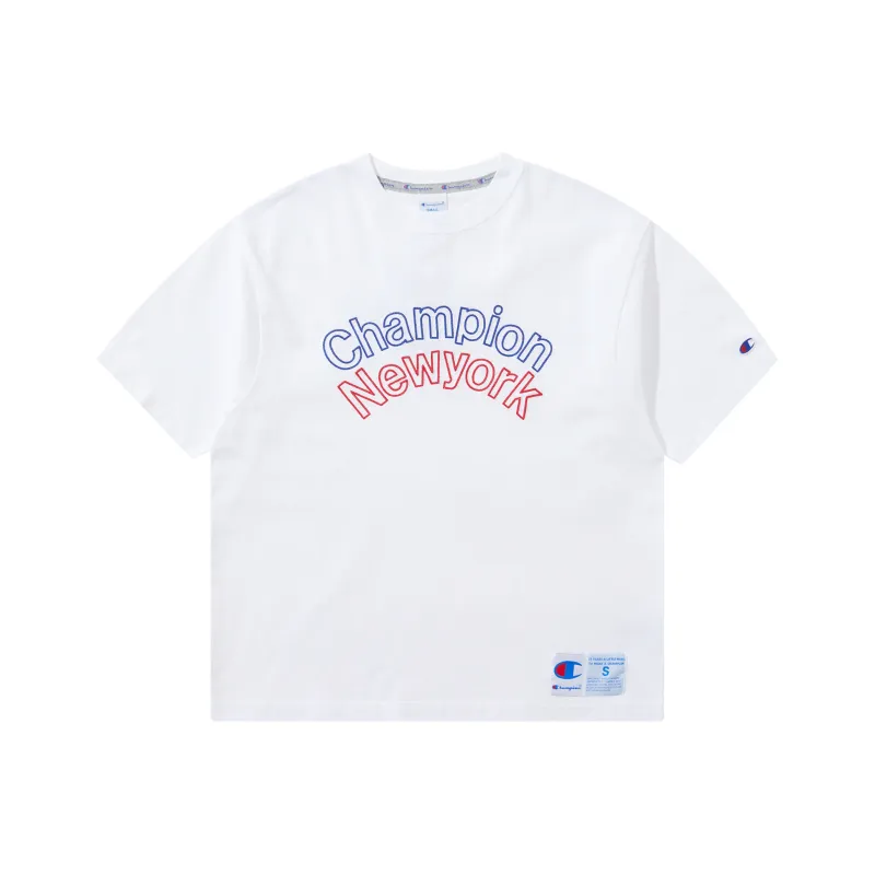 Champion Straight T-Shirt Japan Version Unisex-0