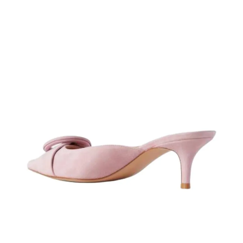 GIANVITO ROSSI Portofino Wrap toe Slippers Women's Pink-2