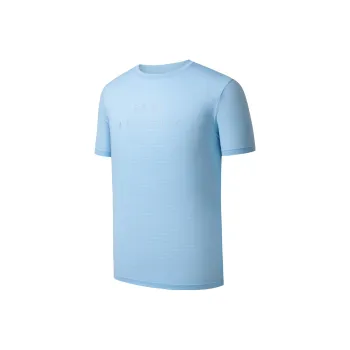 Erke T Shirt Men's Light Lake Blue