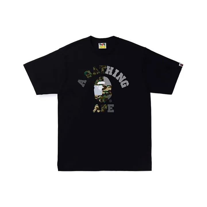 Bape Military Crazy College Tee-0
