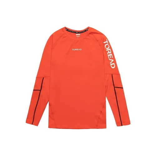 TOREAD T-Shirts Men Orange Red