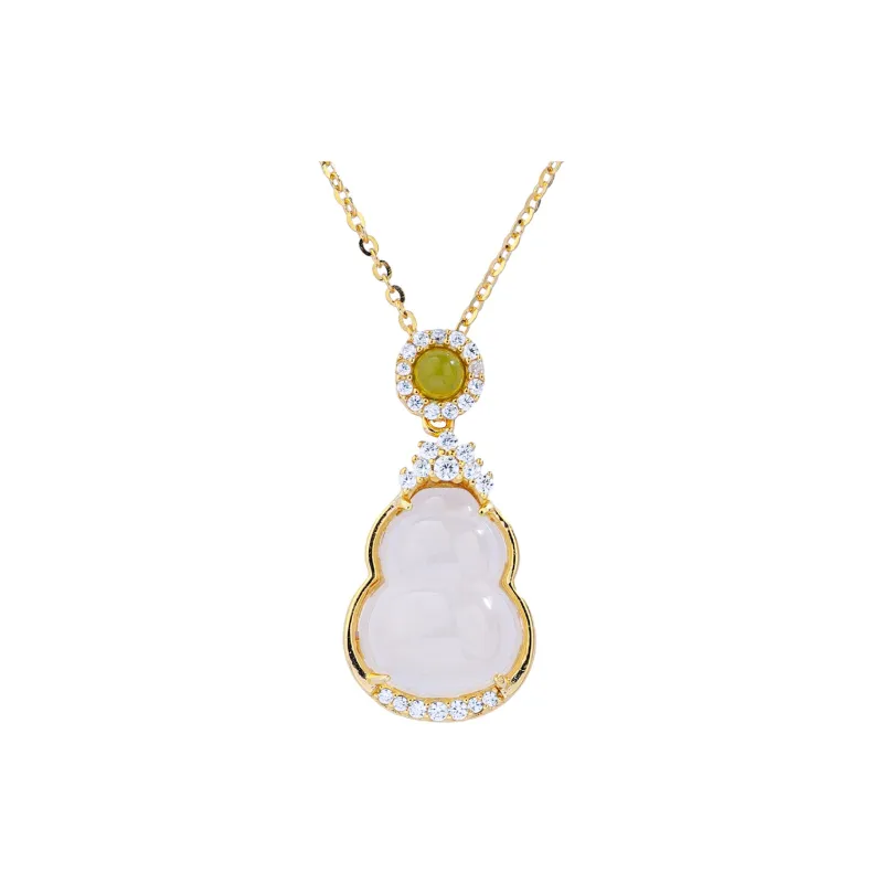 CHINA GOLD Agate Necklaces Unisex-0
