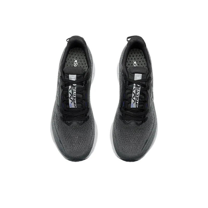 XTEP Cushioning Spin 12 Anti Slip And Wear Resistant Coverage Low Top Casual Running Shoes Men's Black Gray Color-3