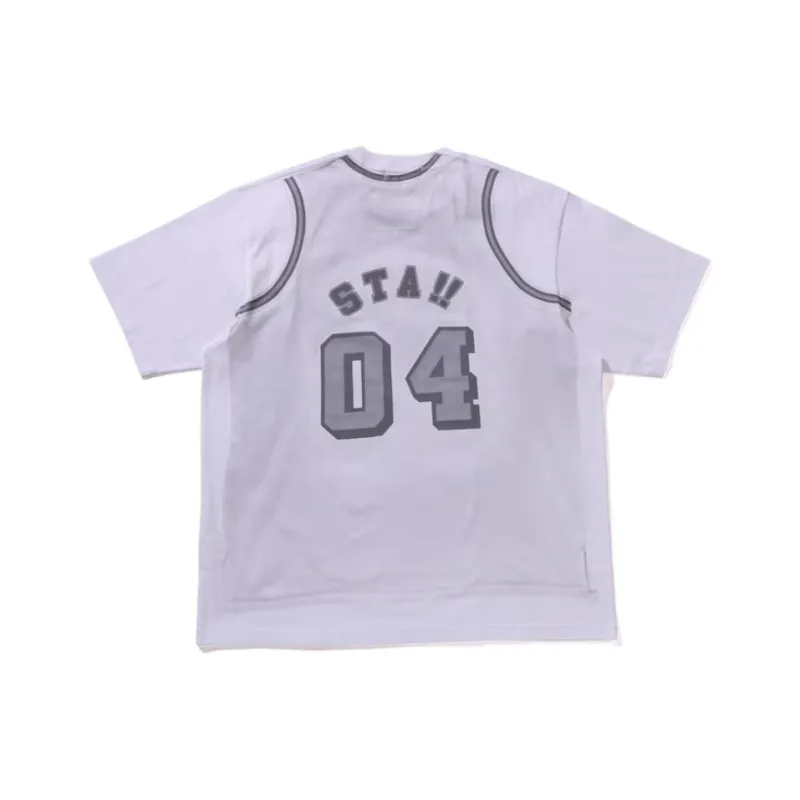 A BATHING APE Fake Print T shirt-3
