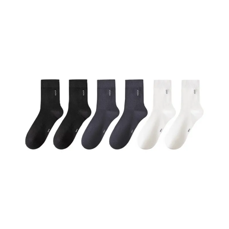 H YXIANG Mid Calf Socks Men's 6 Pack-0