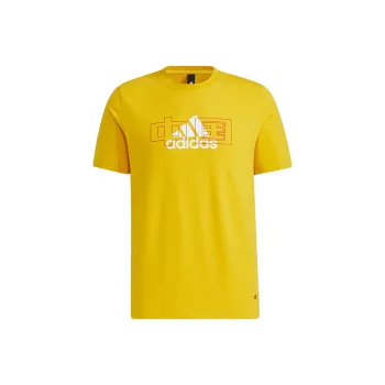 Adidas T Shirts Unisex Yellow