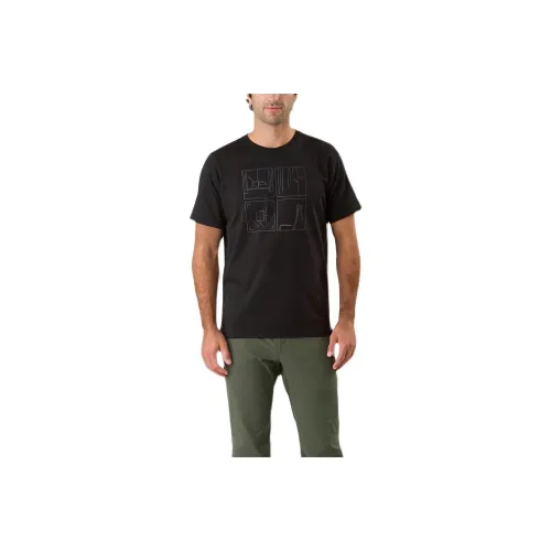 Arcteryx Beginners' Bird Military Bird Collection T Shirts Men Black