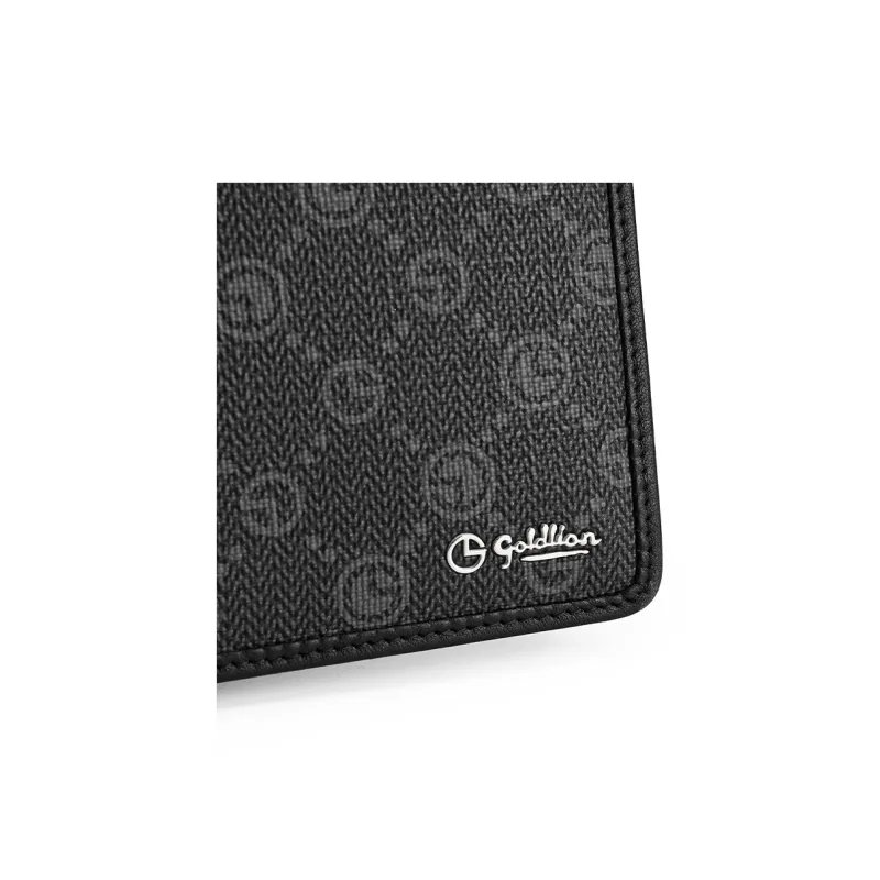 GOLDLION PVC Wallet Men's Black-4