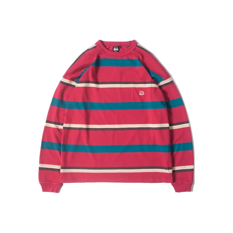 DAKYAM Straight Long Sleeved T Shirt Unisex Multicolor-0