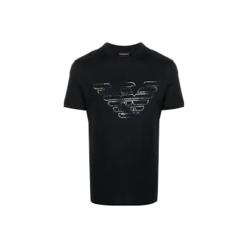 EMPORIO ARMANI T Shirts Men Blue
