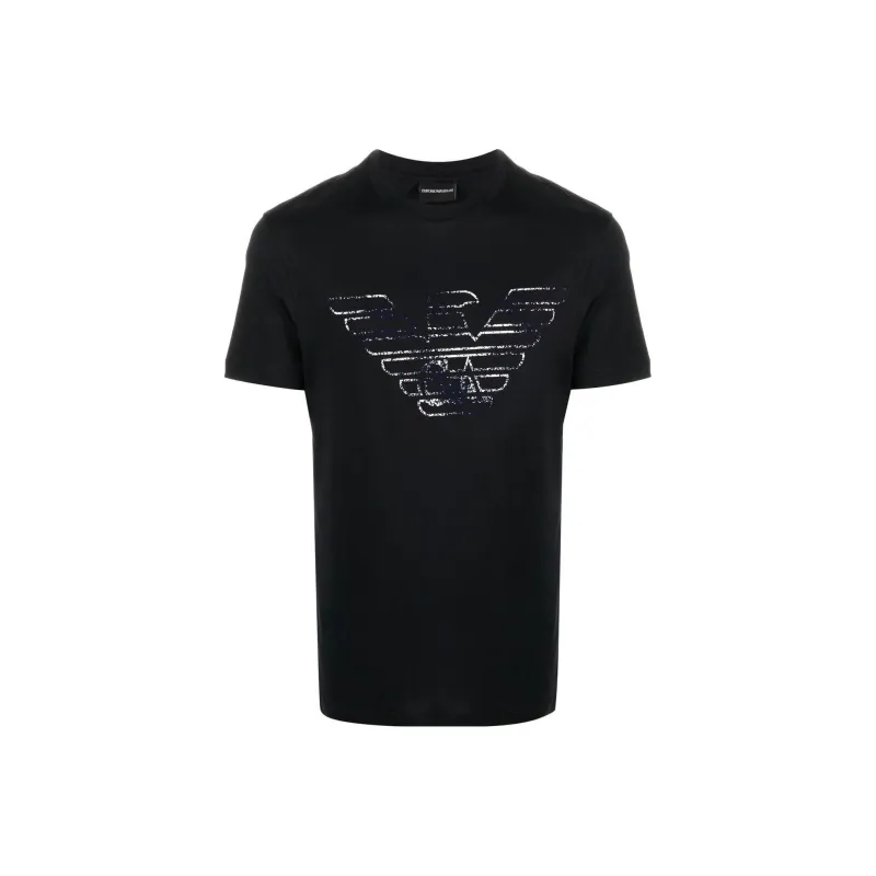 EMPORIO ARMANI T Shirts Men Blue-0