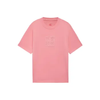 LiNing China Li Ning T Shirts Unisex Pink
