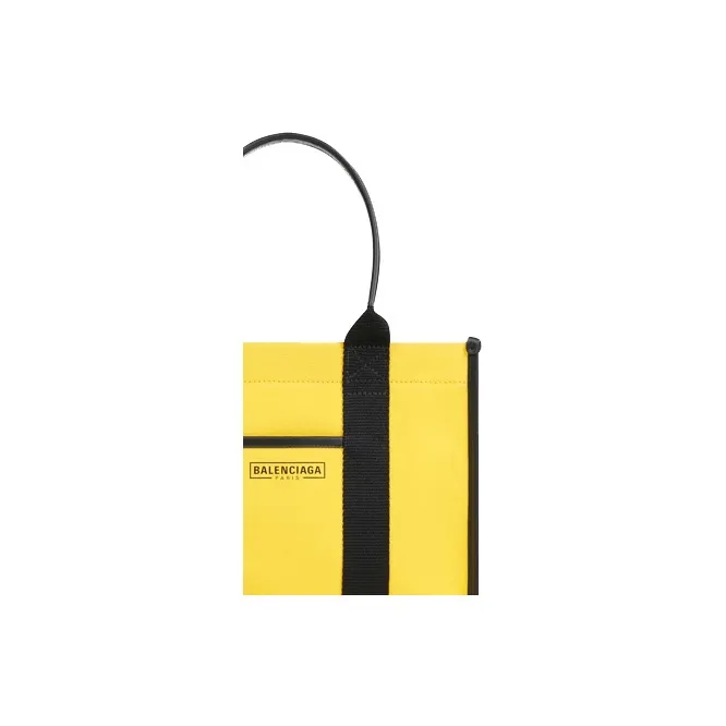 Balenciaga Canvas Tote Bag, Shopping Bag, Canvas Bag, Handbag, Crossbody Bag Women's Yellow-5