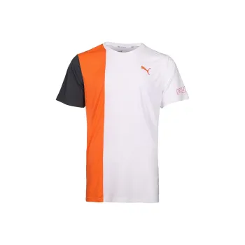 PUMA T Shirts Men Orange Red