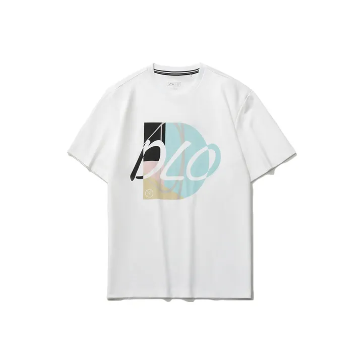 LiNing T Shirt Men's Standard White-0