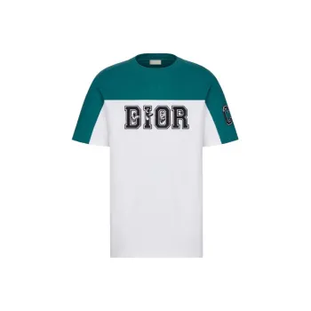 DIOR Quarterly New Products T Shirts Men Navy Blue