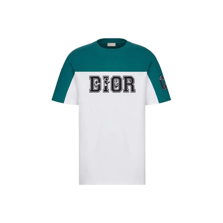 DIOR Quarterly New Products T Shirts Men Navy Blue-0