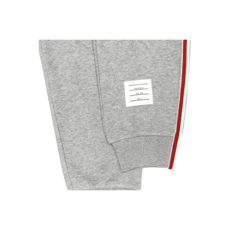 THOM BROWNE Rwb Stripe trimmed Track Pants-4