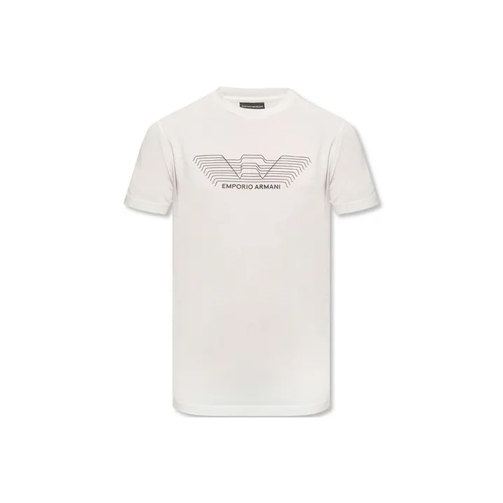 EMPORIO ARMANI SS22 T Shirt Men's White-0