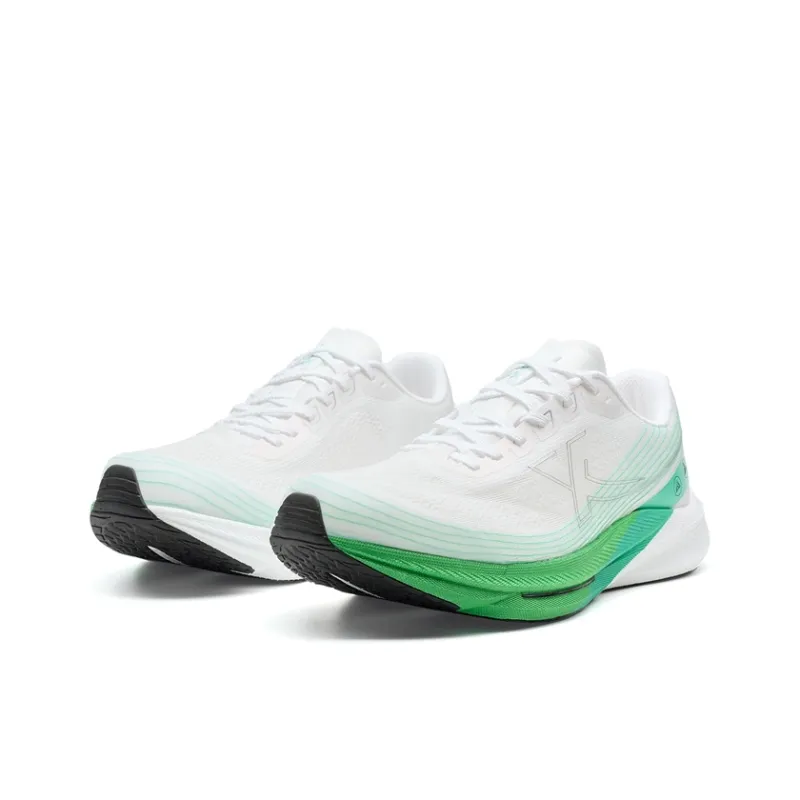 XTEP Anti Slip And Wear Resistant Lightweight Low Top Training Running Shoes Men's White Green-2