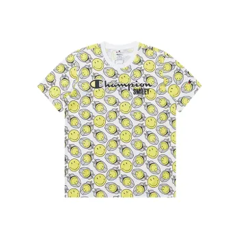 Smiley X Champion Smiley T-Shirts Unisex White