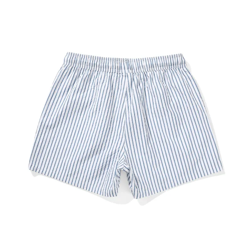 GAILANG Beach Shorts Men's Blue White Stripes-1