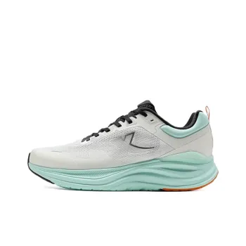XTEP Cloud Walk 1.0 Coverage Slip Resistant Low Top Casual Running Shoes Men's White Green